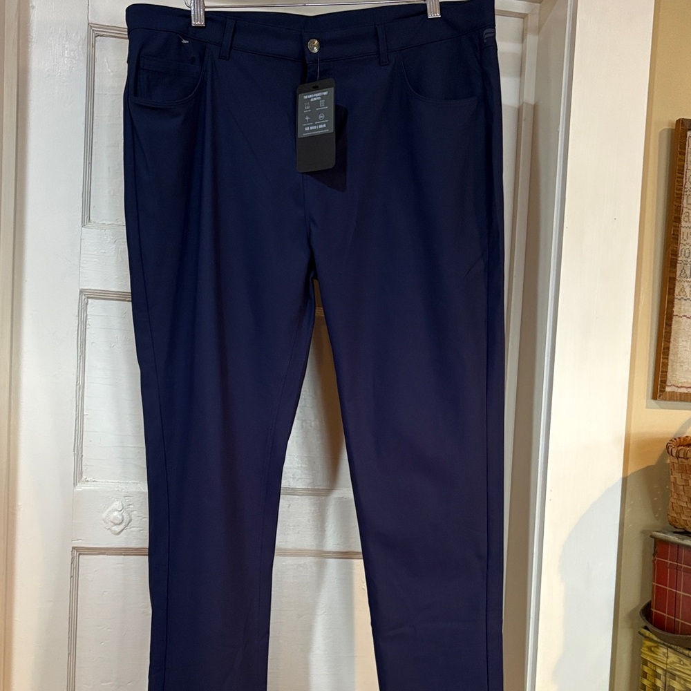 Fabletics Men's Deep Blue Dress Pants